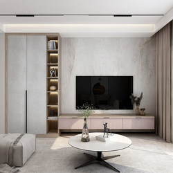 Gujia Home Background Wall TV Wall TV Cabinet Full Wallsheet Living Room Storage Cabinet Storage Cabinet
