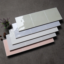 Net red macaron lattice solid color wall brick 200x600 kitchen bathroom bright wall brick guest restaurant glazed brick