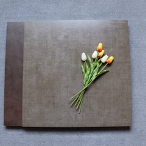 Vintage Nordic simple coffee color non-slip cement brick living room study background wall durable do not fade Foshan brick