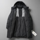Ice and Snow World Cold-Resistant Export Overstock Autumn and Winter Outdoor Windproof and Water-Repellent Thickened Warm Mid-Length down Jacket for Men