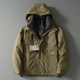 Offline 2000+ Surplus Export Men's High-End Three-In-One Detachable down Liner Hooded Parka Jacket