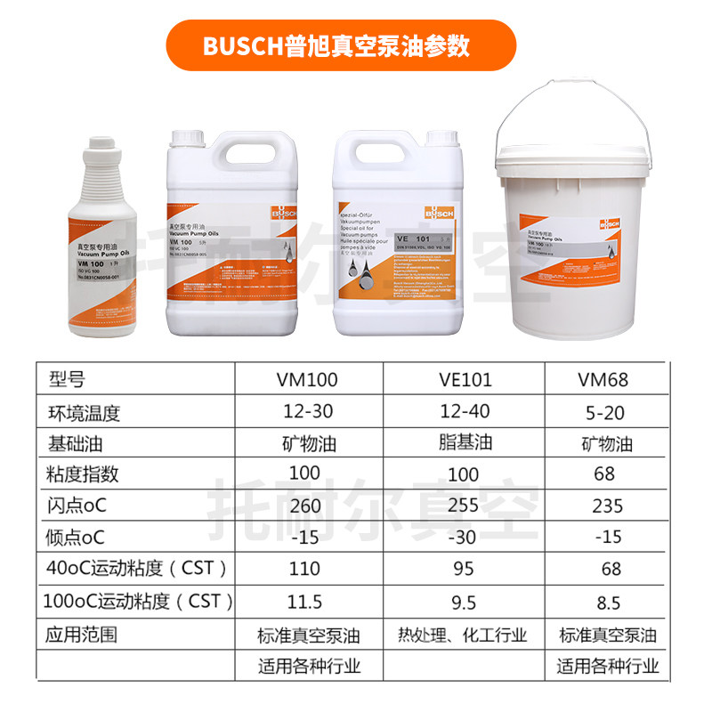 [USD 26.32] Original BUSCHP Xu vacuum pump oil vm100 ve101 vacuum pump