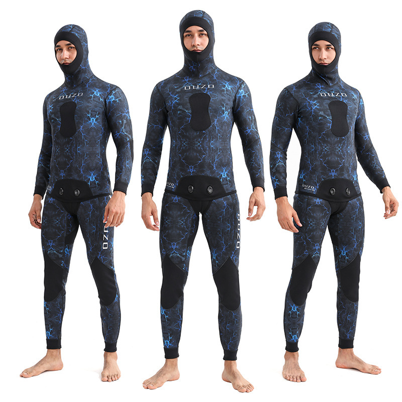 1.5mm Hunting Suit, Cold-Proof and Warm Camouflage Diving Suit, Neoprene Split Fishing and Hunting Suit, Free Diving Wet Suit 1.5mm Hunting Suit, Cold-Proof and Warm Camouflage Diving Suit, Neoprene Split Fishing and Hunting Suit, Free Diving Wet Suit