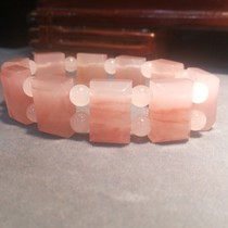 Naturally formed Guilin chicken blood jade imperial concubine material high ice pink hand brand bracelet