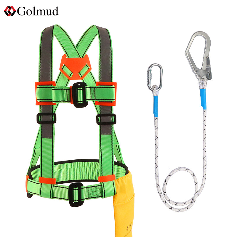 Reflective Seat Belt Aerial Work Outdoor Anti-Fall Safety Rope Safety Rope Suit Electrician Construction GM8057