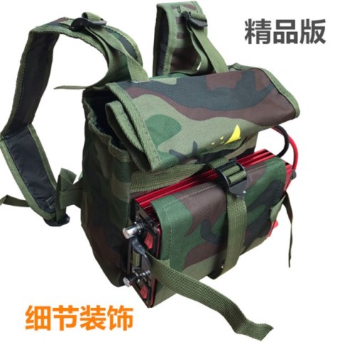 Pin lưu trữ túi pin khô, pin lithium, túi đeo chéo, túi đeo vai, vải ngoài trời cỡ lớn 6 đầu 5A - Ba lô balo camelia
