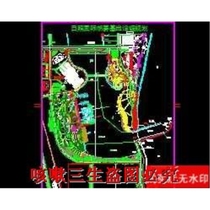 A certain base landscape planning general plan CAD drawing garden landscape dwg drawing