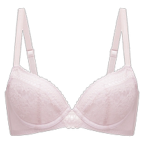 Wacoal dentelle fine sous-vêtements confortables et dodus femmes push-up anneau en acier doux soutien-gorge de soutien souple WB3233