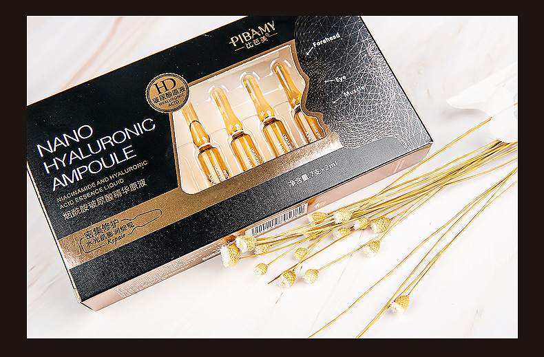 [Amp] niacin hyaluronic acid ampoules tinh chất ban đầu làm sáng màu da làm mờ lỗ chân lông thô ráp serum some by mi đỏ