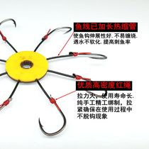 Turning hook New type of flap hook anti-winding square bait explosive hook artifact anti-plate hook set throwing Rod Hook connection