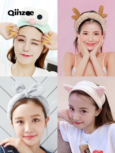 Милый шлем, повязка на голову для умывания, маска для лица, Южная Корея, популярно в интернете