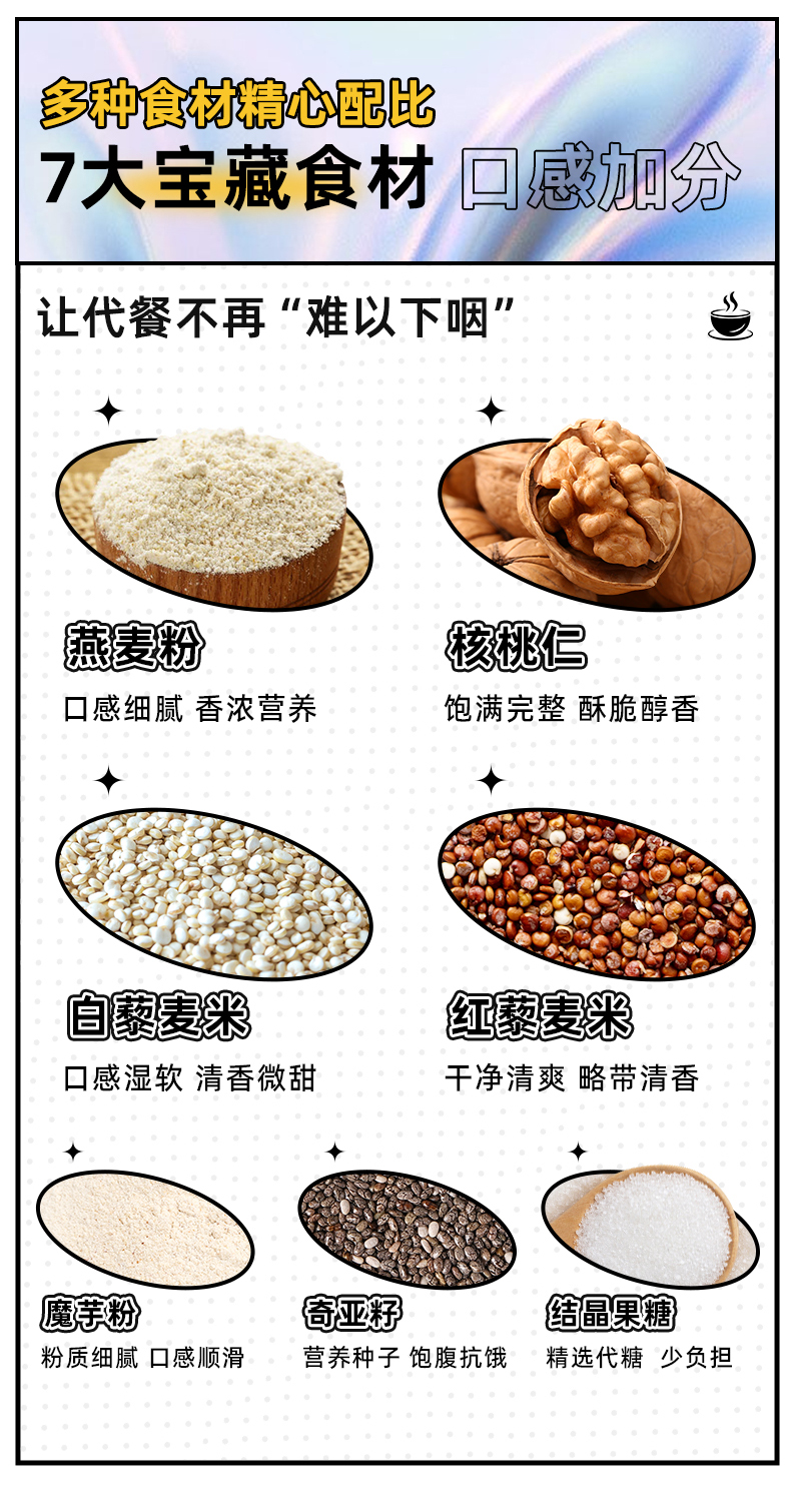 燕之坊 黑芝麻核桃黑豆粉 500g/罐 图6