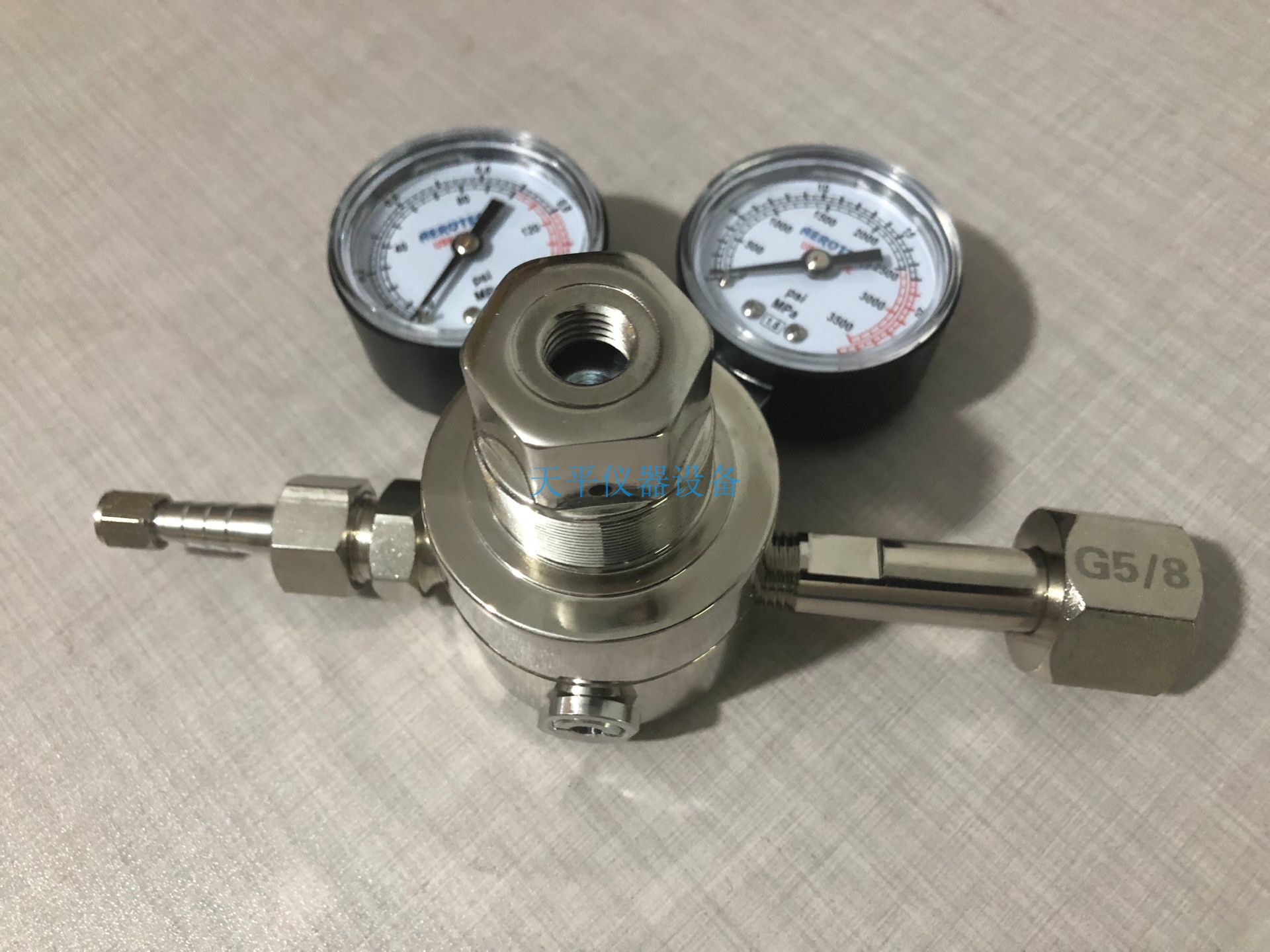 Zhongke Air pressure relief valve A-1H series pressure reducer pressure gauge nitrogen oxygen hydrogen pressure gauge