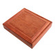 Burmese Rosewood Tea Tray Solid Wood Pu'Er Tea Box Tea Leaf Scoop Tray Rosewood Tea Tray Tea Cake Storage Box