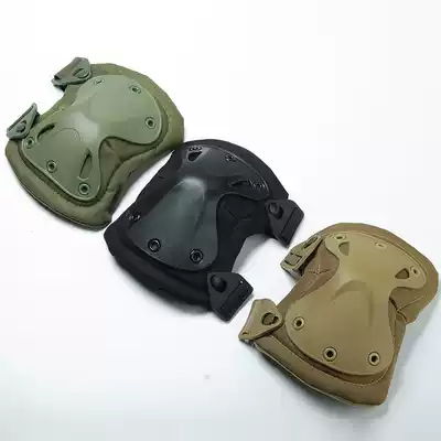 Outdoor field protective gear training suit CS equipment Special forces tactical army fan knee pads Elbow pads Anti-collision and anti-fall
