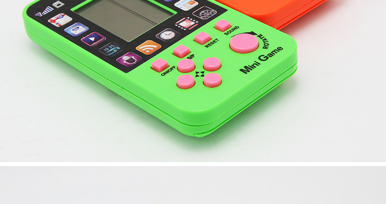 Dễ thương nhỏ Tetris máy trò chơi sinh viên palm cầm tay cổ điển hoài cổ 90 trẻ em của đồ chơi giáo dục máy chơi game cầm tay 2019