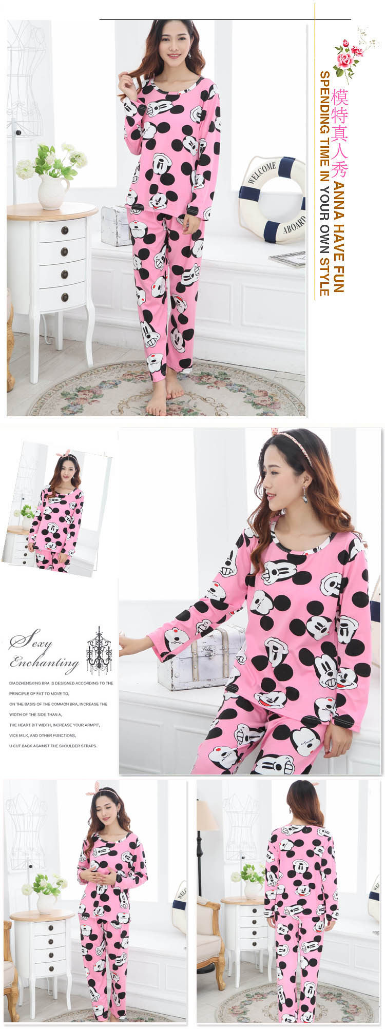 Pyjama pour femme OTHER   à manches longues - Ref 2998648 Image 94