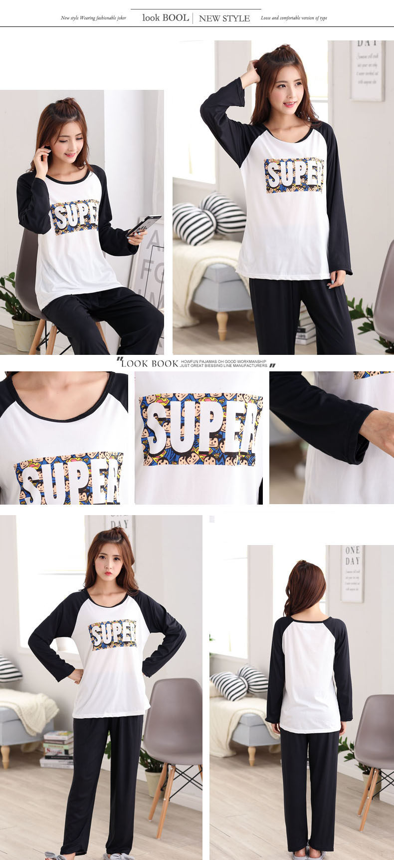 Pyjama pour femme OTHER   à manches longues - Ref 2998648 Image 90