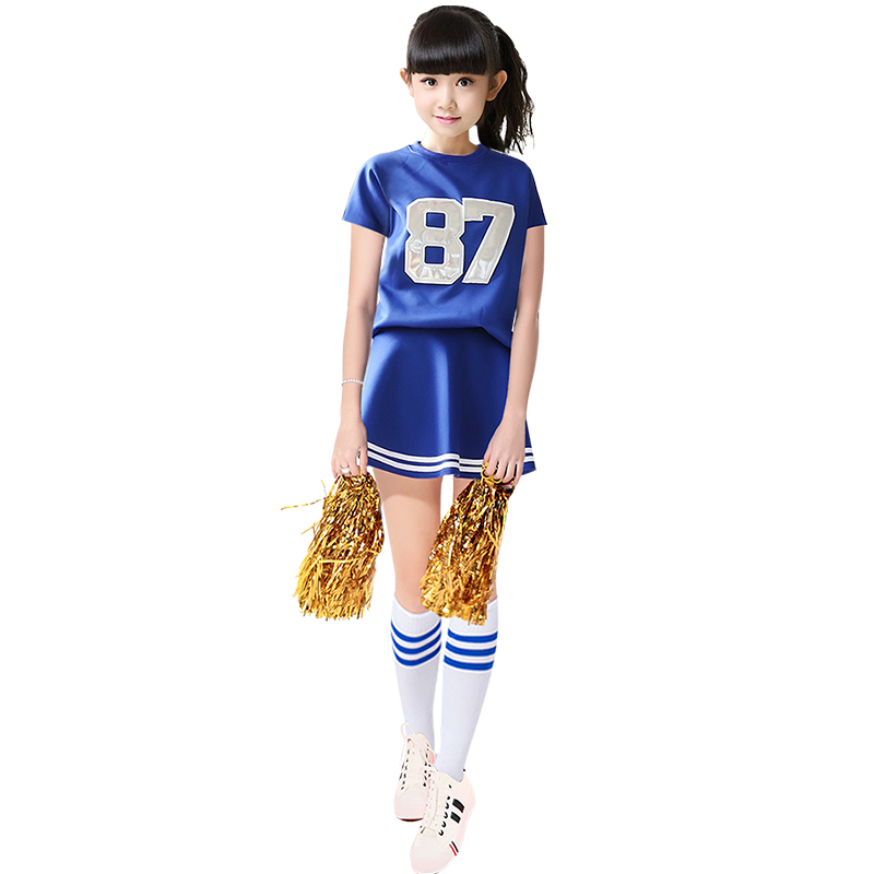 Lễ khai mạc Sinh viên Trò chơi Khiêu vũ Trang phục bóng đá trẻ em trang phục Cheerleader Cheers Hiệu suất ăn mặc mới