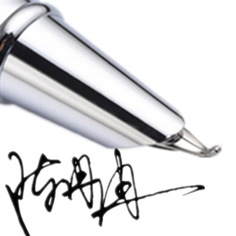 Send a double nib) Bent Tip Pen Students Special Beauty Work Pen Ink Bursa Pen Full Metal Practicing Calligraphy Hard Pen Signature