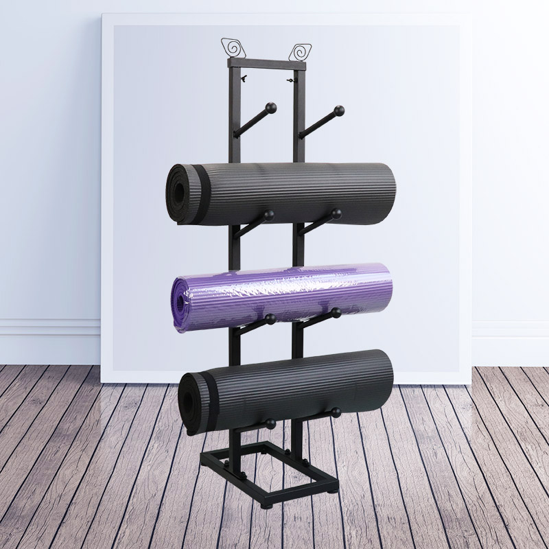 Yoga Mat Containing Shelf Finishing Frame Home Wolf Tooth Stick Yoga Column Foam Shaft Massage Stick Drum Shelving-Taobao