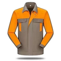 (вверху) Чистый хлопок с длинными рукавами верхний апельсиновый и нижний серый