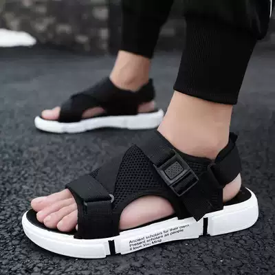  Men's sandals summer fashion beach dual-use outdoor wear 2021 new trend cool drag casual outdoor drag