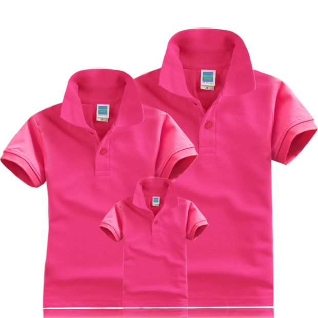 Áo sơ mi POLO mặc cho phụ huynh-trẻ em LOGO tùy chỉnh phù hợp với gia đình cha mẹ và con cái thiết lập gia đình bộ đồ thể thao đẹp cho cả nhà