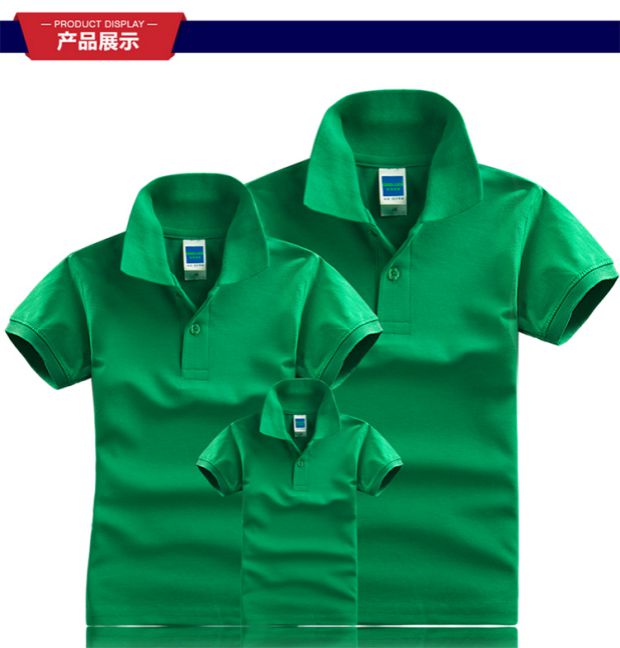 Áo sơ mi POLO mặc cho phụ huynh-trẻ em LOGO tùy chỉnh phù hợp với gia đình cha mẹ và con cái thiết lập gia đình bộ đồ thể thao đẹp cho cả nhà
