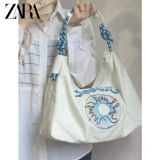 Японский универсальный ремешок для сумки, вместительный и большой шоппер, сумка на одно плечо, сумка подмышку, с вышивкой