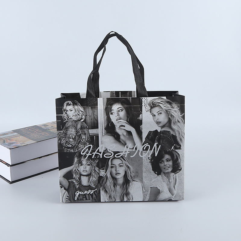 Bags new non-woven shopping bags coated clothing tote bags gift bags spot women's bags