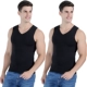 Áo vest nam liền thân ấm áp cộng với nhung dày bó sát mùa thu đông và thể thao mùa đông không tay bó sát nóng bỏng phần mỏng