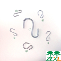 Shenzhen factory direct sales S hook wire hook metal clothes hook S-shaped hook curtain hook clothes hook iron hook