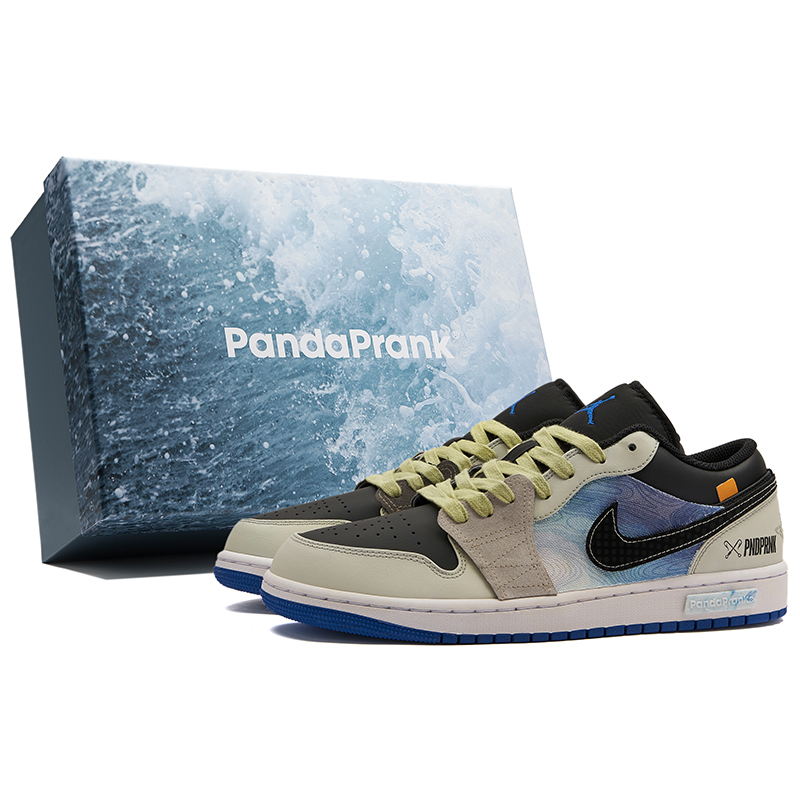 Panda Prank Air Jordan 1 Low Surfing Fisherman Swinging Horizon Low-Top Men's Retro Basketball Shoes Panda Prank Air Jordan 1 Low Surfing Fisherman Swinging Horizon Low-Top Men's Retro Basketball Shoes