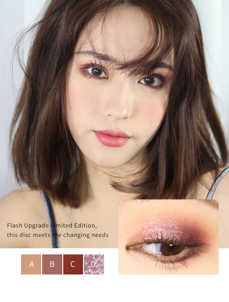 Phấn mắt của Hojo Wang Hao kỳ lân với cọ INS net màu đỏ rung ngọc trai mờ - Bóng mắt màu mắt đẹp