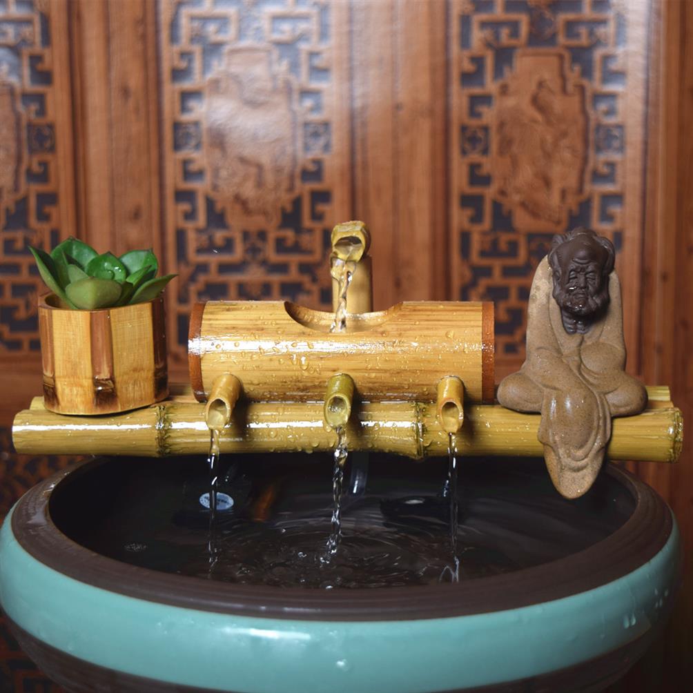 The Automatic ceramic aquarium desktop furnishing articles bridge landscape European is suing water modern family tea table sitting room of the water