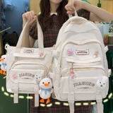 Ранец, брендовая милая сумка через плечо, вместительный и большой рюкзак, для средней школы