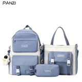 Ранец, сумка через плечо, вместительный и большой рюкзак, для средней школы