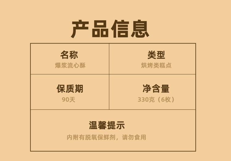 厦门老字号，黄远堂 爆浆流心酥流心饼 55gx6个 券后13.9元包邮 买手党-买手聚集的地方