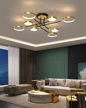 Living room lights modern simple and atmospheric household 2021 New ceiling lamps light luxury bedroom restaurant Nordic chandelier