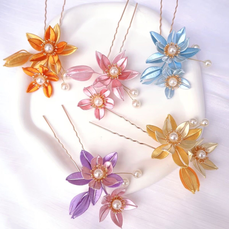 Luofangci's Original Handmade Welfare, Multi-Color Optional Flower-Wrapped Hair Accessories, Versatile Han Dynasty, This Ancient Style Hair Accessories Luofangci's Original Handmade Welfare, Multi-Color Optional Flower-Wrapped Hair Accessories, Versatile Han Dynasty, This Ancient Style Hair Accessories