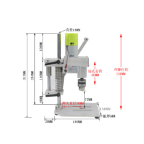 小型台钻打孔直电机静音89流95家用钻桌面大功率97割微型迷你酒瓶