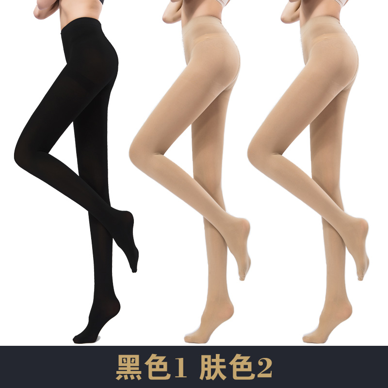 Panty hose 袿 Xuân Thu lụa thậm chí vừa dày thịt chống móc xám vớ vớ bottomstocking dưới cơ thể đen dài 祙 quần.