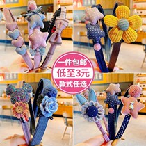 Childrens hairpin hairband summer girls foreign princess headband summer 2021 new children cute super cute net red