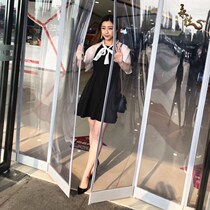 Summer curtain shop anti-mosquito air-conditioned room partition Curtain Hotel with supermarket door windshield air-conditioning isolation curtain self-priming