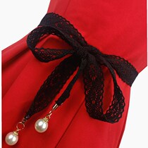  Summer belt accessories with dresses Female summer decoration 2021 fabric lace-up skirt Fashion all-match