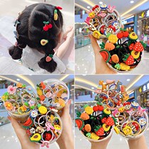 Rubber band childrens Princess female tie head child Net red 2021 New Girl Hairband sweet and lovely female treasure
