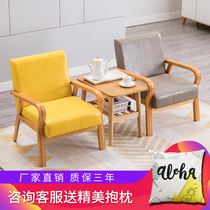 Cloth Sofa Chair Small Family Style Living Room Folk Sleeping Apartment Single Hotel Nordic Sales House Light Extravagant Modern Minima Leather