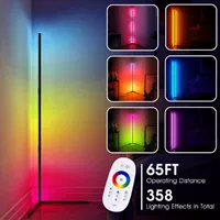 Modern LED Floor Lamp RGB Floor Light Colorful Bedroom