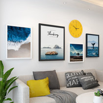 Nordic living room photo wall decoration restaurant photo frame hanging wall stickers free of holes room combination creative photo wall